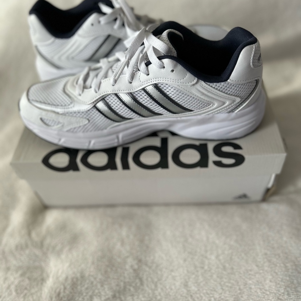 Adidas White and Black Running Shoes